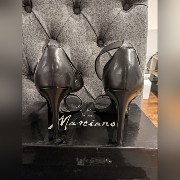 GUC Elin Kling for Marciano Black Leather Shoes - Picture 3 of 10